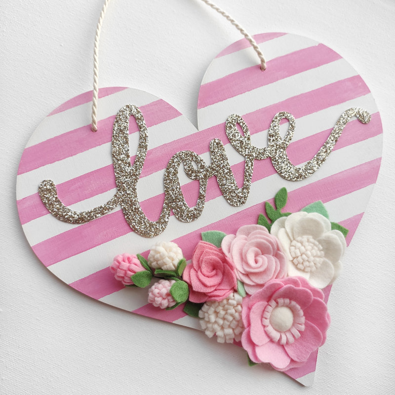 Handmade Wall Decor on Solid Wood