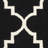 Rodgers Hand Woven Flat Weave Wool/Cotton Geometric Rug in Ivory/Black-1526949611