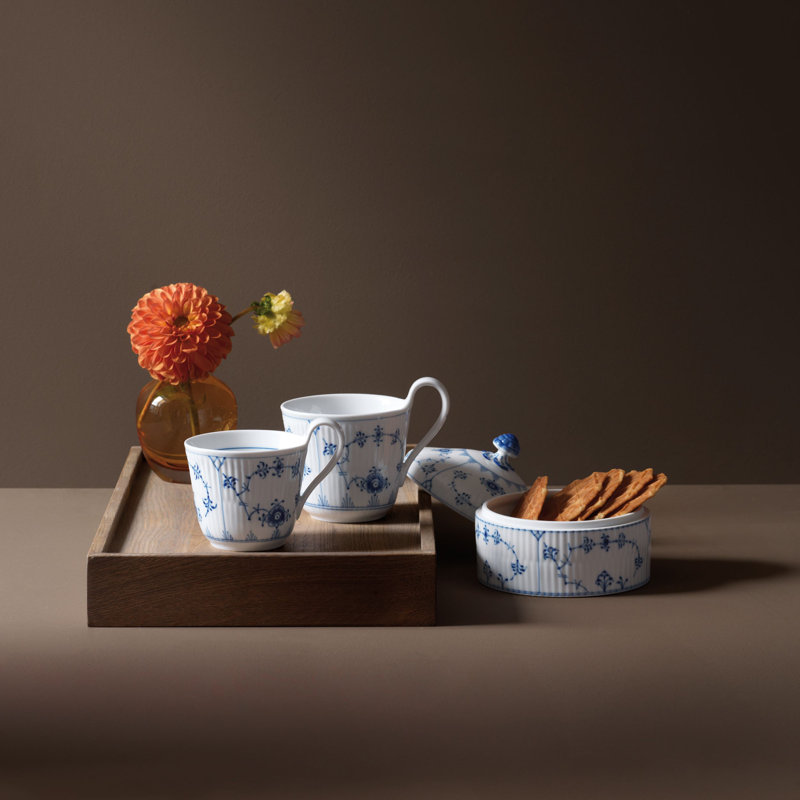 Royal Copenhagen Blue Fluted Plain Teacup