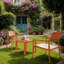 Ensemble de 3 tables basses colorées en PP pour l'intérieur et l'extérieur 19,68 po-1131374126