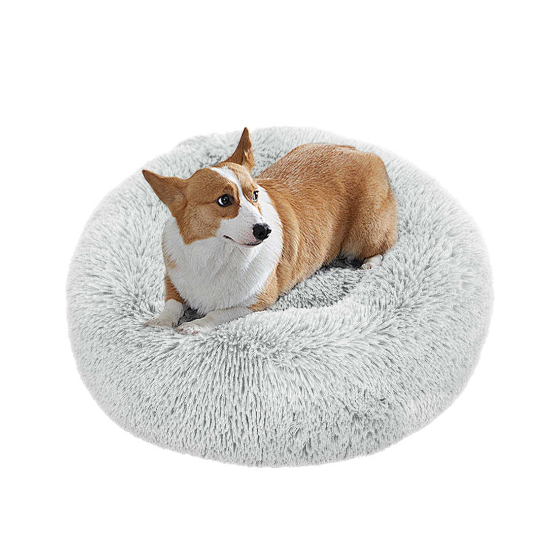 71'' Large Human Dog Bed with Plump Pillow, Blanket, Strap -Purple Tucker Murphy Pet™ 