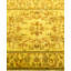 Tapis jaune en laine noué à la main moderne et moderne 2 pi 8 po x 4 pi 3 po Correll