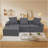 Convertible Modular Sectional Sofa Set Popular Microfiber Fabric Compression Sofa-1350057653
