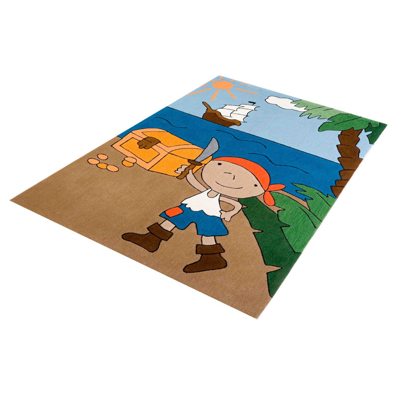 Solid Colour Hand Woven Area Rug, Rectangle 140 x 200cm