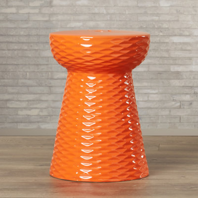 Verne Ceramic Accent Stool