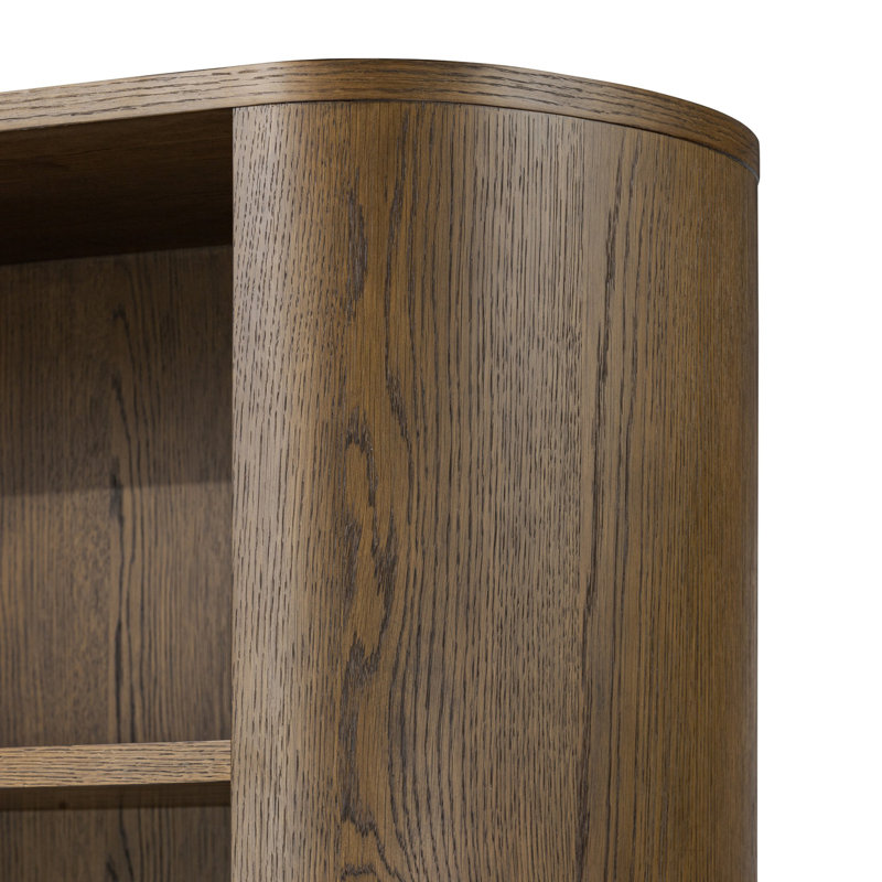 Pilar Bookcase, Medium Brown