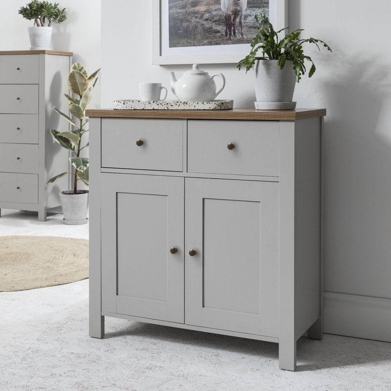 Maryhannah Sideboard, Grey, 2 Doors