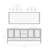 3-Light Modern Dimmable Bathroom Metal Vanity Light