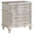 Evangeline Silver Oak 3-Drawer Nightstand