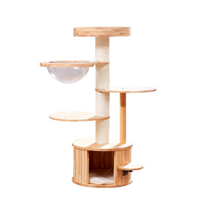 Creative Style Solid Wood Cat Tree