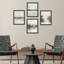 «Rustic Misty Lake Forest», impression sur toile encadrée sur papier-93011947-93011949