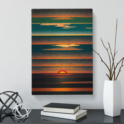 Almeida Japanese Sunset Strip - Wrapped Canvas