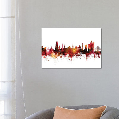 Copenhagen, Denmark Skyline by Michael Tompsett - Wrapped Canvas Gallery-Wrapped Canvas Giclée