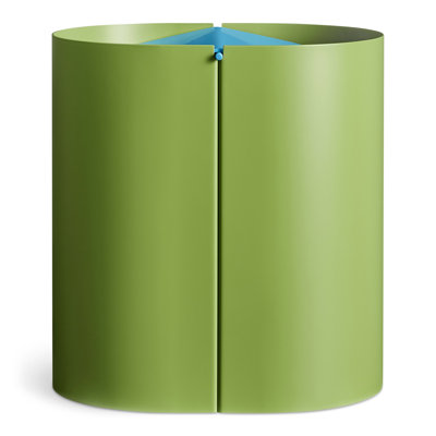 Binwell Powder-coated Aluminum Swing Top Waste Basket - 0 Gallons