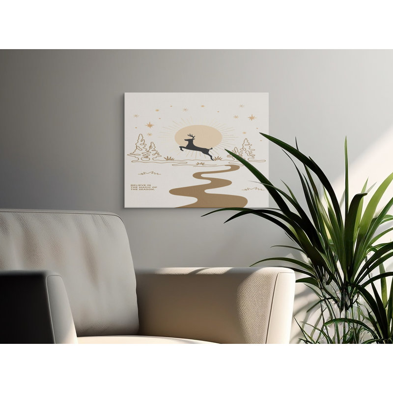 1 Piece Wrapped Canvas Wall Art Set, 20.32 cm H x 25.4 cm W