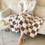 Checkered Lightweight Soft & Cozy Flannel Fleece Throw Blanket for Sofa & Bed in All Season-125344964-125344965