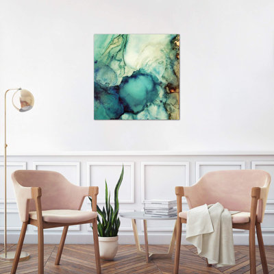 Abstract 1 Piece Wrapped Canvas Painting