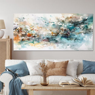 Vibrant Paint Eruption V - Abstract Geometric Wall Art