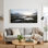 «Mountain Lake», reproduction d'art sur toile, ensemble de 1
