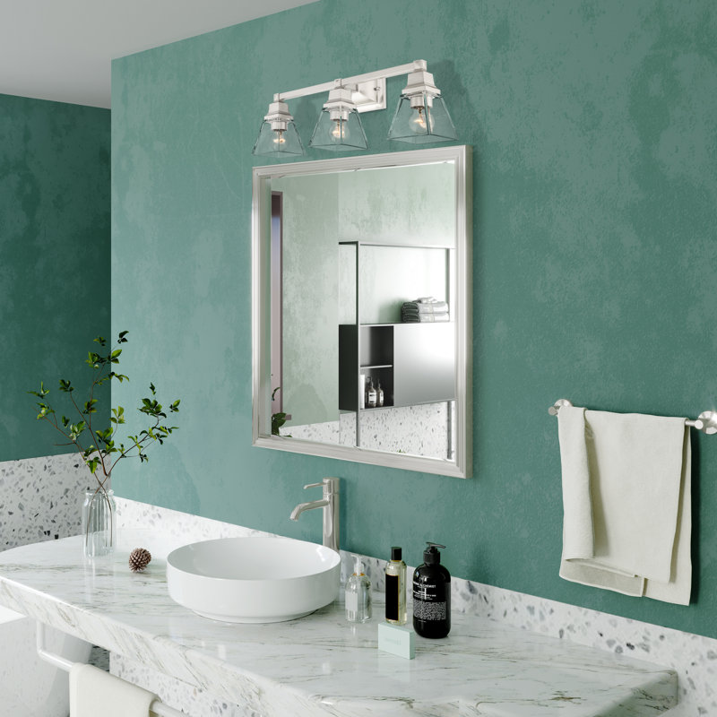 Anfrenee 3 - Light Dimmable Vanity Light, Brushed nickel