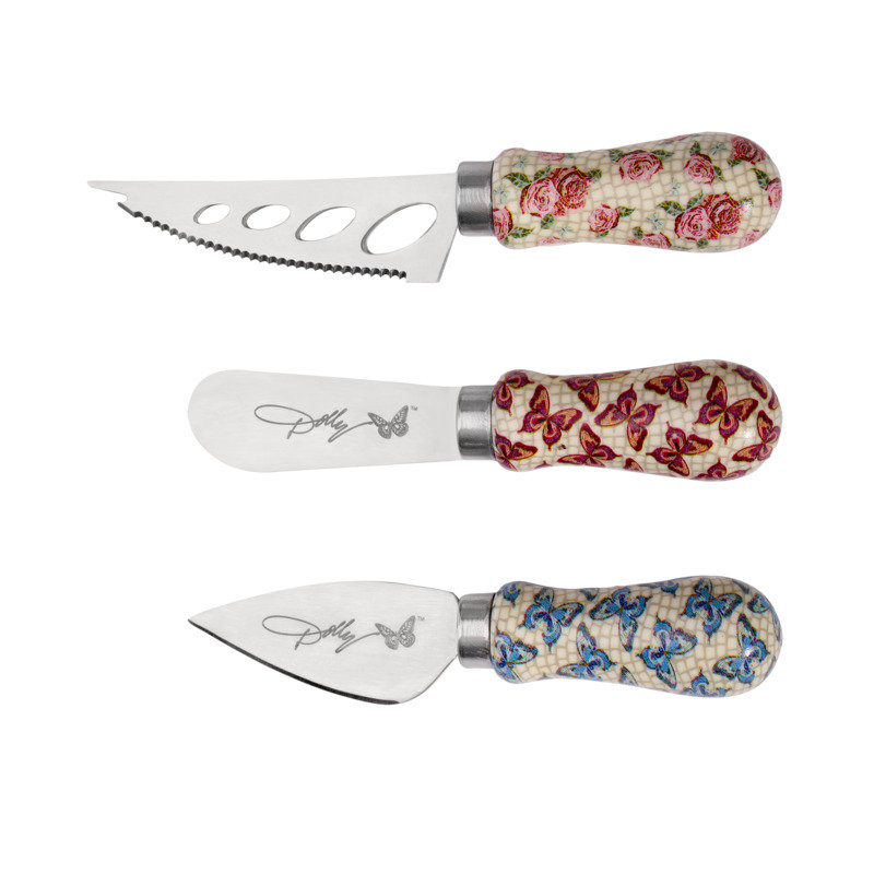 Dolly Parton 3 Piece Cheese Knife Set