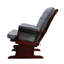 Chaise chaleureuse et accueillante en microfibre grise