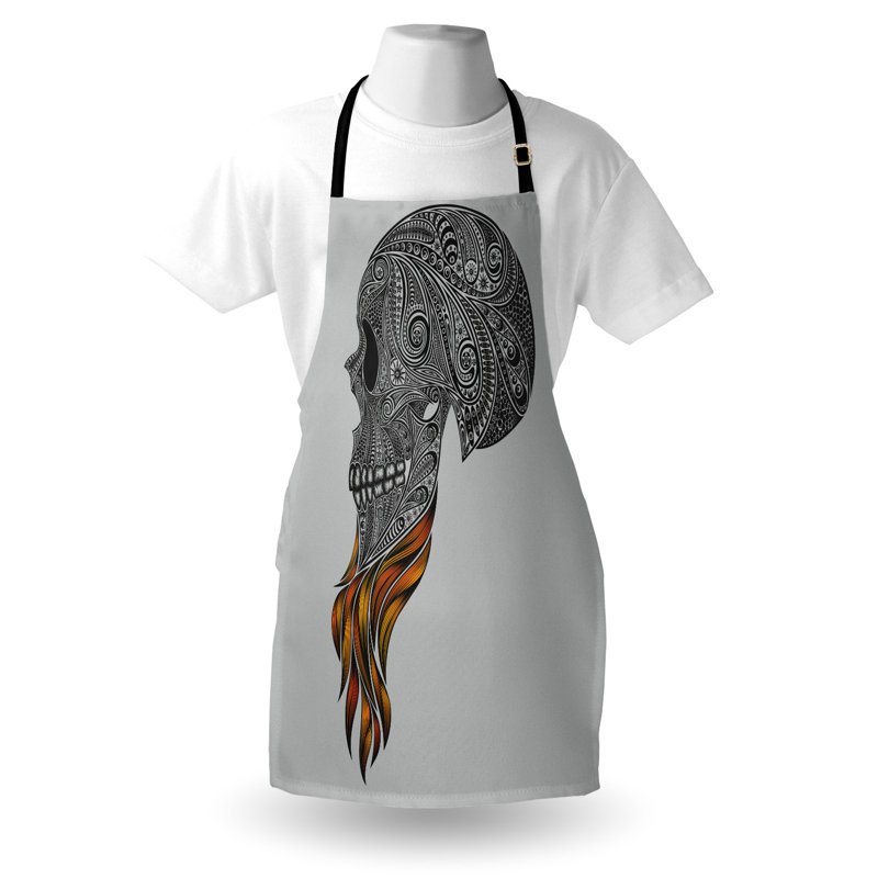 No Pattern Bib Apron