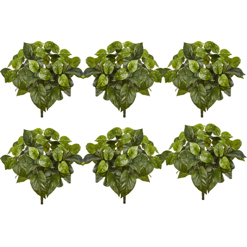 6 plantes de feuillage artificiel
