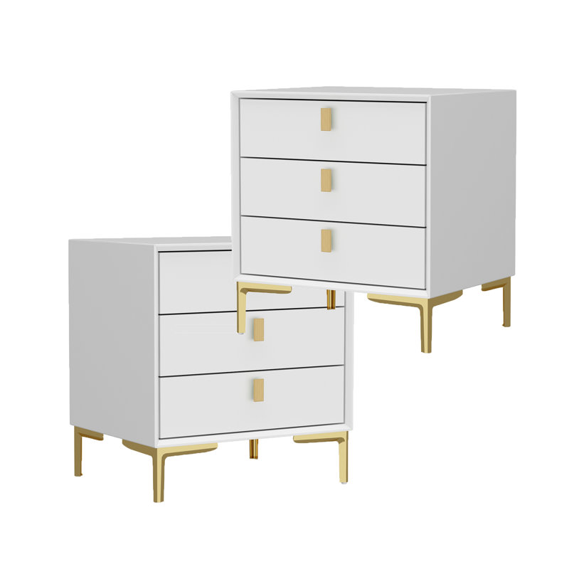 Verdiana 19.6'' W Nightstand, White