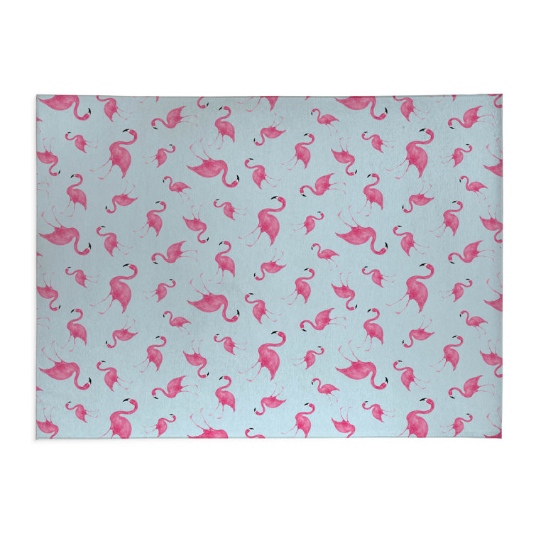 Summer Flamingo Outdoor Rug