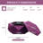 Purple, Polygon Diamond , Velvet Footrest , Comfortable, Spacious Storage, Entryway Elegant Purple With Design, Multi - Functional Storage And Seating In Bedroom, 34"l X 30.5"w 13.5"h-189709100