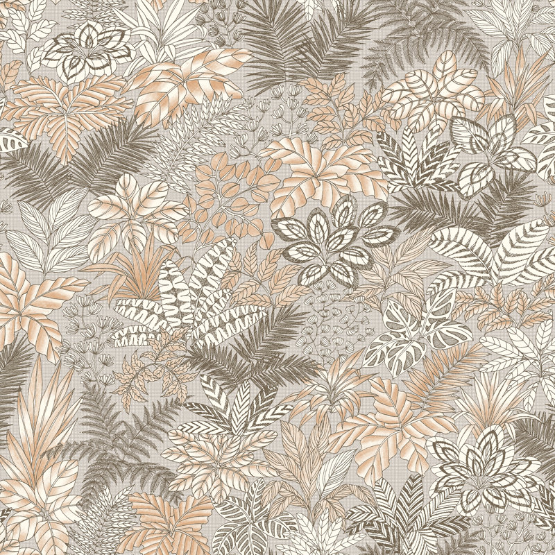 Rouleau de papier peint Plants non tissé, Rose