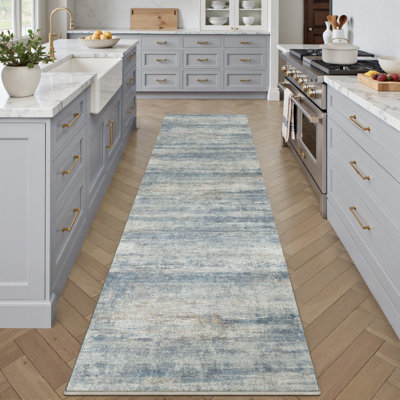 Elroy Modern Abstract Machine Washable Area Rug