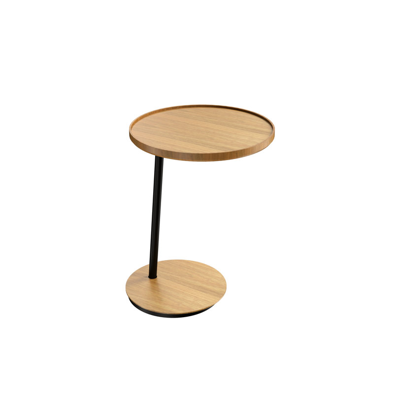 Balance End Table, Louro Freijo, 22.44" H x 15.75" W x 15.75" D