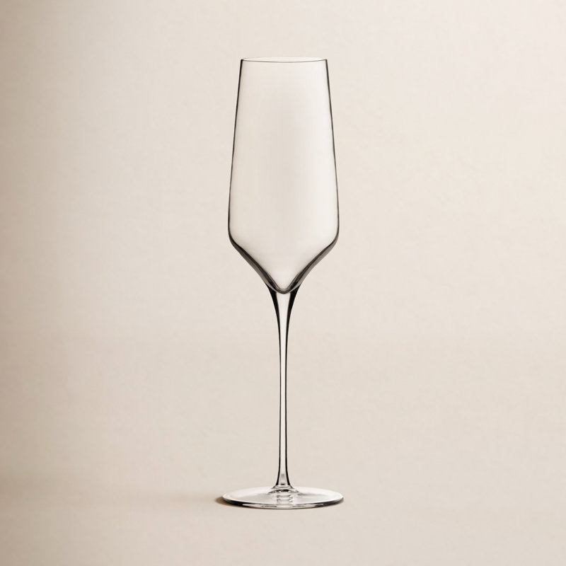 Libbey Signature Greenwich Champagne Flute Glasses, 8.25-ounce