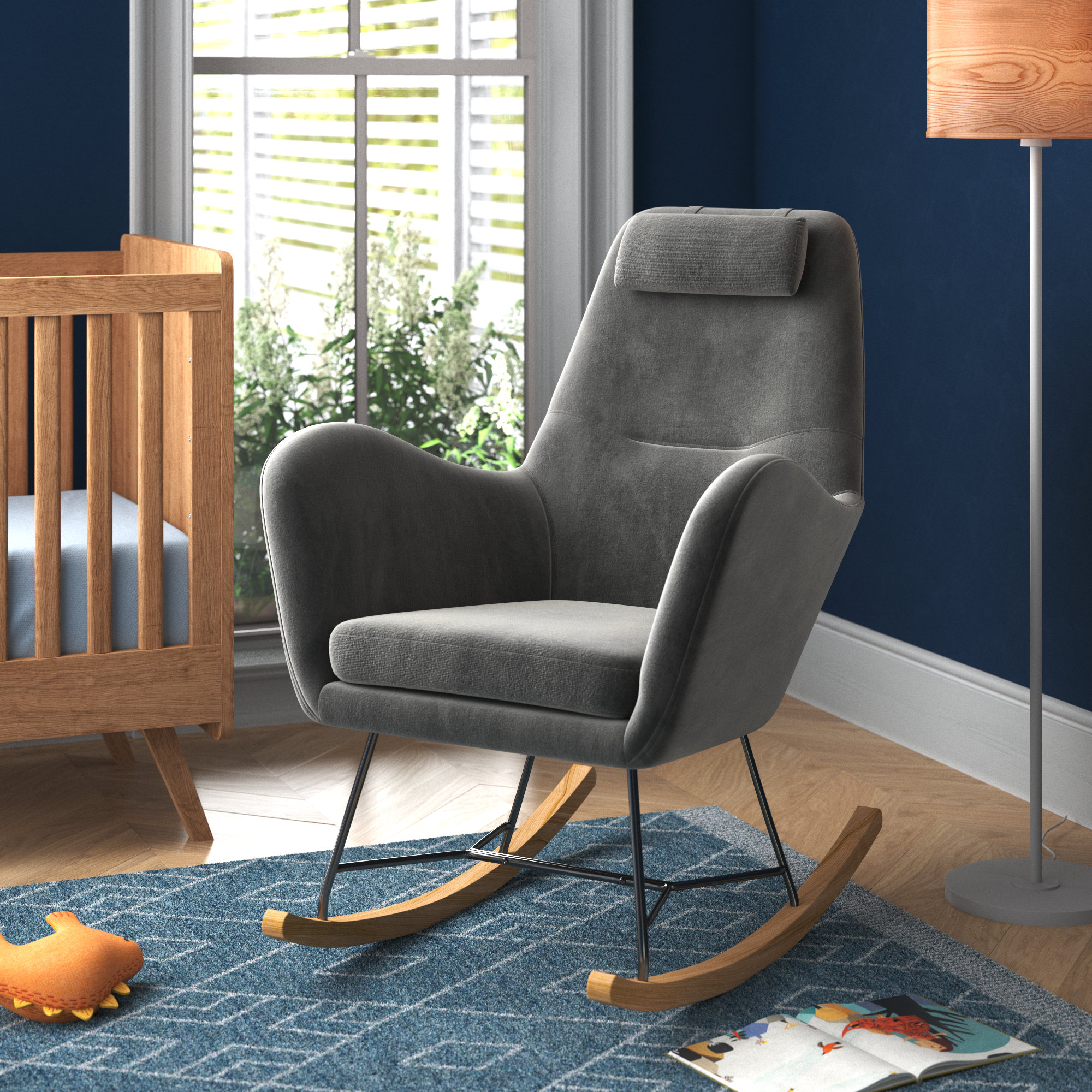 Mcneil Rocking Chair Mack + Milo Aderyn Rocking Chair & Reviews | Wayfair.ie