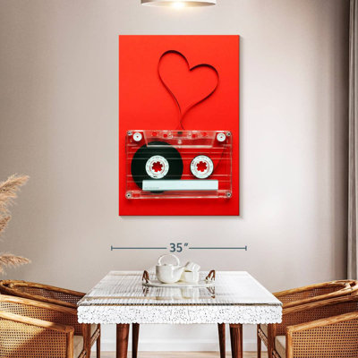 Cassette en forme de cœur Abarca