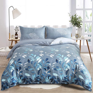 Microfiber / Polyester Striped Duvet Cover Set
