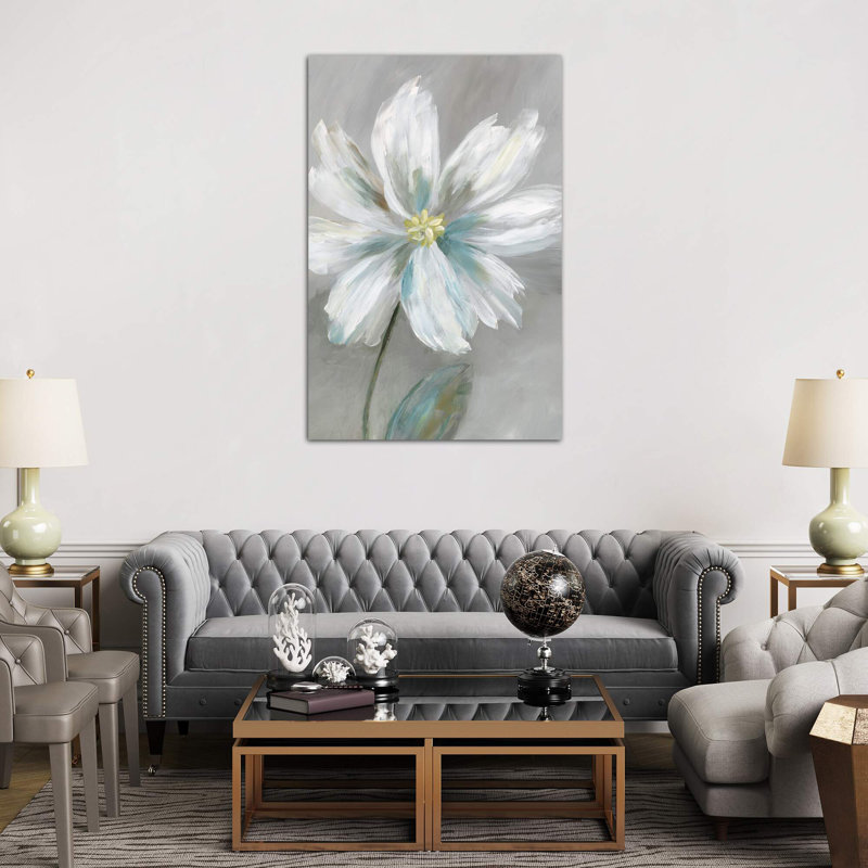 Simple Flower I by Nan - Wrapped Canvas Painting, 66.04 cm H x 45.72 cm W x 1.91 cm D