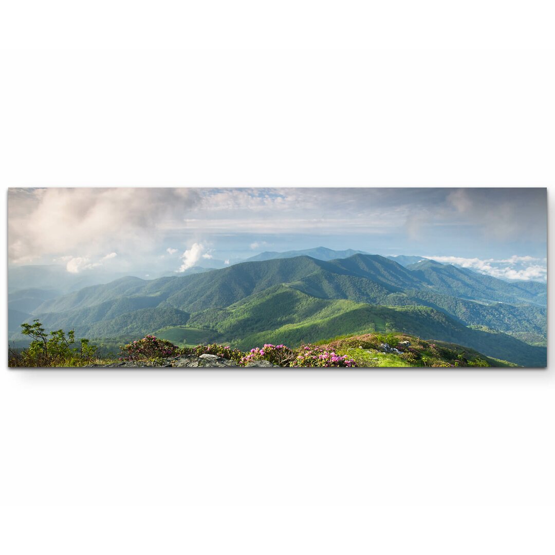 Leinwandbild Wunderschöner Blick auf den Appalachian Trail - USA