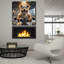  «Gym Dog» par Rey Klimt, art mural en verre acrylique-657997210