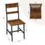 45cm H Metal Ladder Back Parsons Chair-1914666001