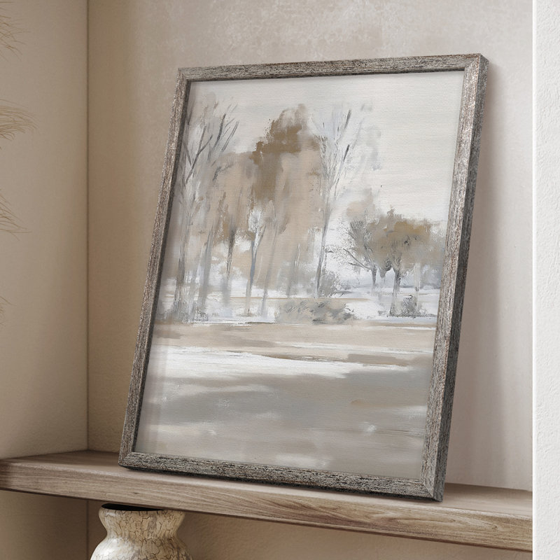 Reproduction encadrée FLORAL Series DLIV - bois massif, H 21 po x l 17 po