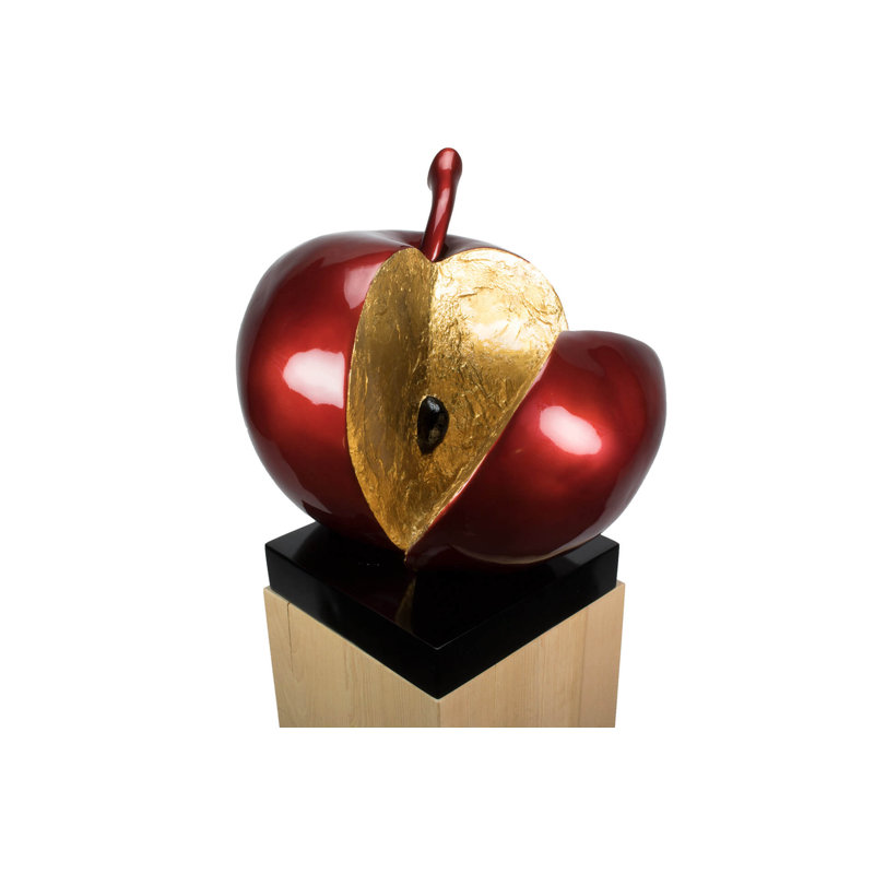 Eve's apple sculpture