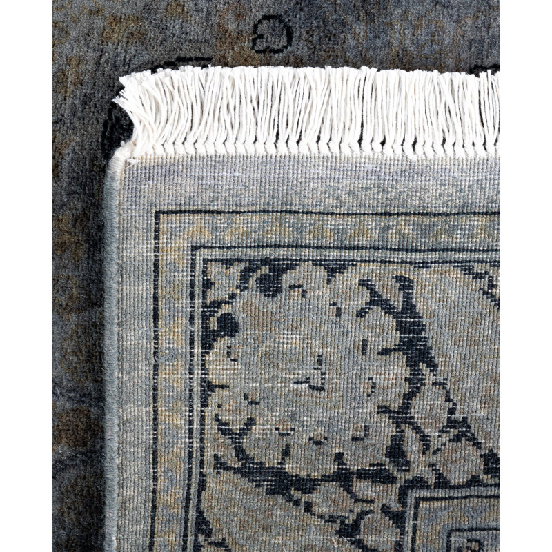 Overdyed One-of-a-Kind 2' 6" X 6' 0" Hand Knotted Area Rug