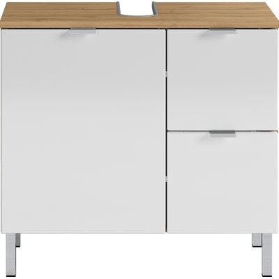 60 cm wandbefestigter Waschbeckenunterschrank Midgett