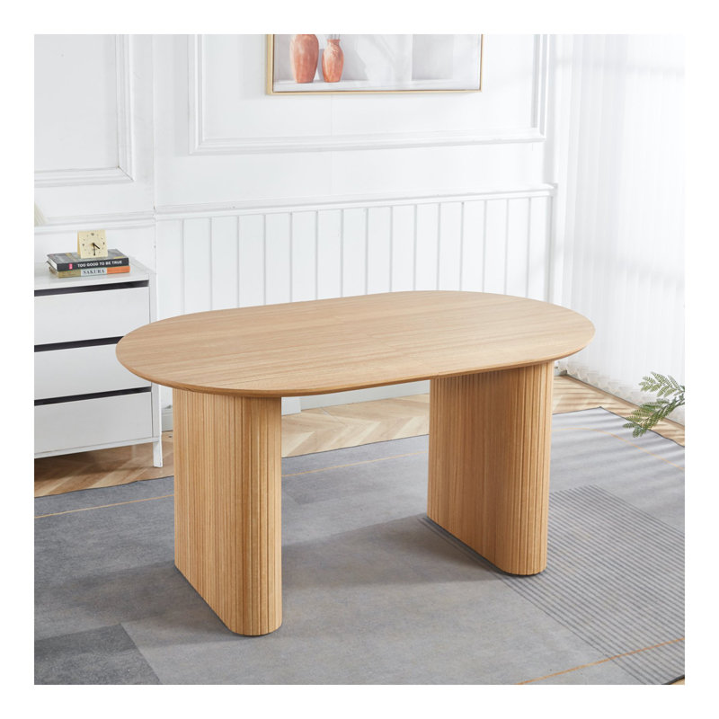 Table extensible, table à manger, table de bureau, table basse, panneau de fibres à densité moyenne, Chêne