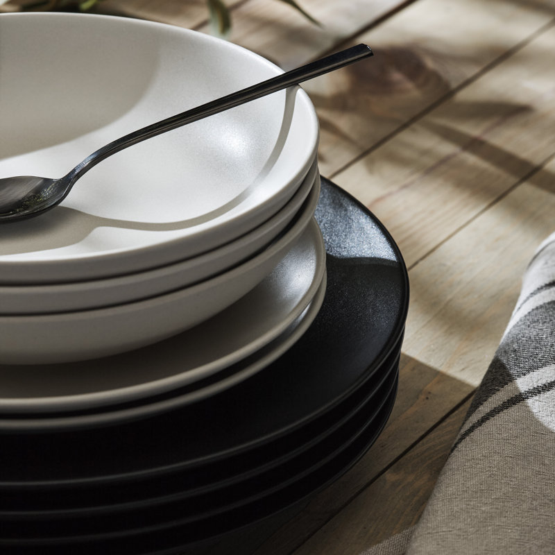 Service de table 24 pièces Porto By Stone Lain Semplice, Blanc