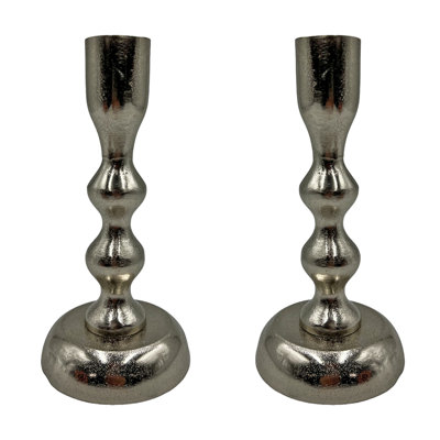 7'' H Aluminum Tabletop Taper Candlestick