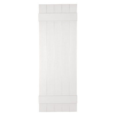 Custom 5 Board Closed BNB Shutters